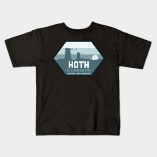 Hoth Ski Resort Walkers In A Winter Wonderland Kids T-Shirt